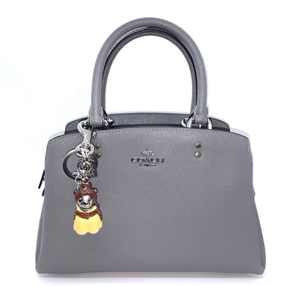 NWT Coach x Disney Princess Belle Bear Keychain - Picture 2 of 2